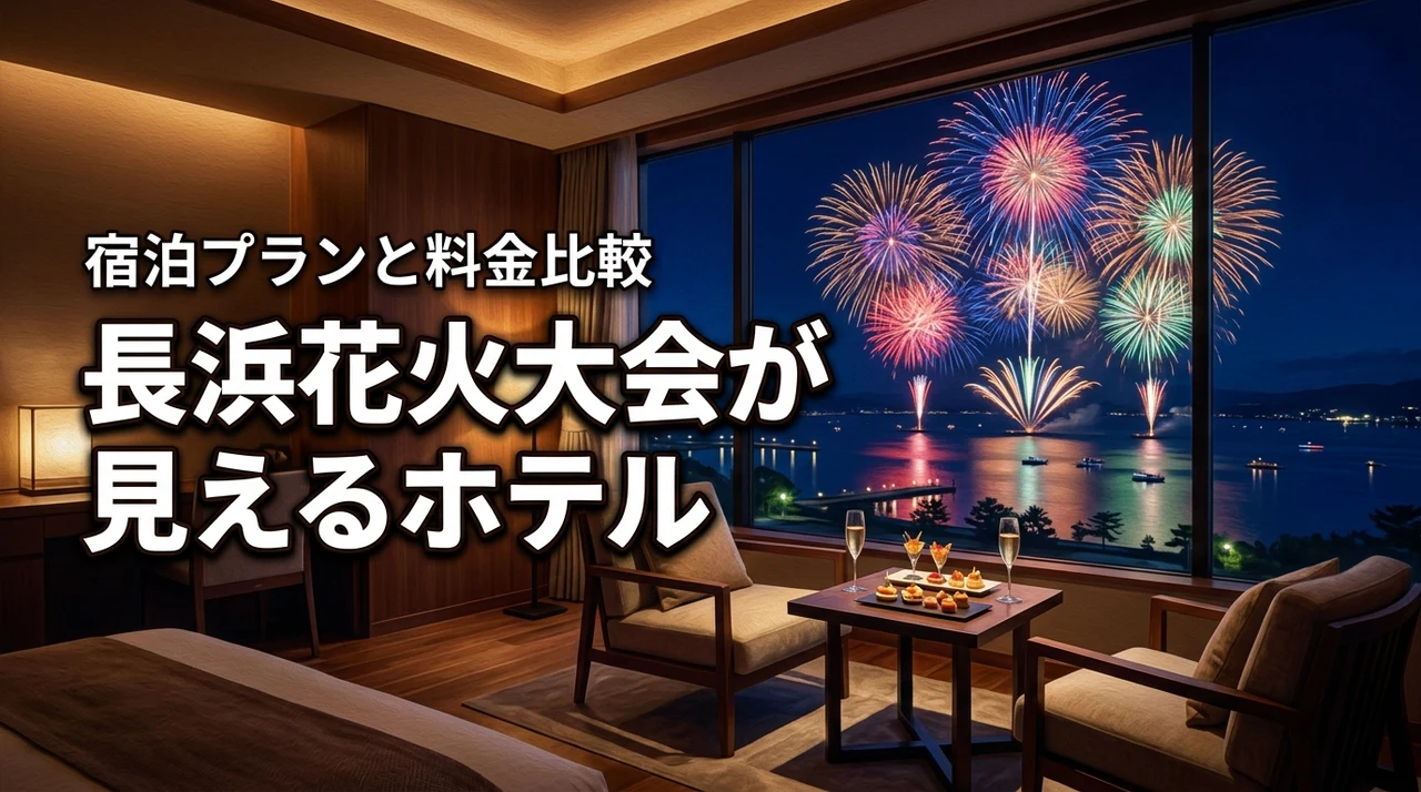 長浜花火大会2026が見えるホテルは？人気宿泊プランや料金も徹底比較！